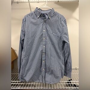 Vineyard Vines Navy and White Checkered Shirt